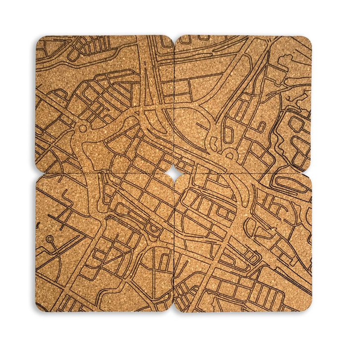 Onderzetters Alkmaar (kurk) — product photo